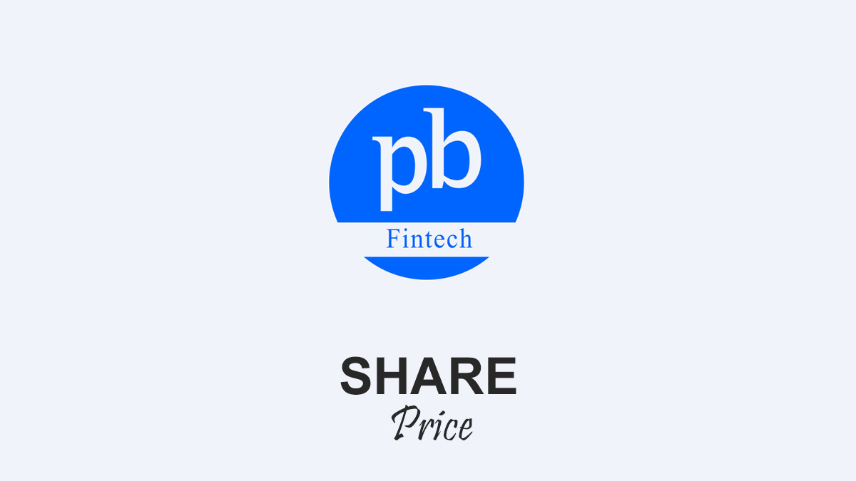 pb fintech ltd share price